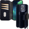 DECODED Detachable Wallet Case - iPhone 14 Pro Max - Afneembaar Hoesje met Pasjeshouder - Hoogwaardig Europees Leer - Magnetische Technologie van Apple - Donker Blauw