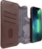 DECODED Detachable Wallet Case - iPhone 14 Pro Max - Afneembaar Hoesje met Pasjeshouder - Hoogwaardig Europees Leer - Magnetische Technologie van Apple - Donker Bruin