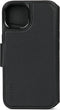 DECODED Detachable Wallet Case - iPhone 15 - 2-in-1 Magnetisch Afneembaar Hoesje met Pasjeshouder - Hoogwaardig Europees Leer - Geschikt voor MagSafe - Black Zwart