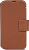 DECODED Detachable Wallet Case - iPhone 15 - 2-in-1 Magnetisch Afneembaar Hoesje met Pasjeshouder - Hoogwaardig Europees Leer - Geschikt voor MagSafe - Tan Bruin