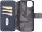 DECODED Detachable Wallet Case - iPhone 15 Plus - 2-in-1 Magnetisch Afneembaar Hoesje met Pasjeshouder - Hoogwaardig Europees Leer - Geschikt voor MagSafe - True Navy Blauw