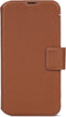 DECODED Detachable Wallet Case - iPhone 15 Pro - 2-in-1 Magnetisch Afneembaar Hoesje met Pasjeshouder - Hoogwaardig Europees Leer - Geschikt voor MagSafe - Tan Bruin