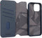 DECODED Detachable Wallet Case - iPhone 15 Pro - 2-in-1 Magnetisch Afneembaar Hoesje met Pasjeshouder - Hoogwaardig Europees Leer - Geschikt voor MagSafe - True Navy Blauw