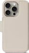 DECODED Detachable Wallet Case - iPhone 15 Pro - 2-in-1 Magnetisch Afneembaar Hoesje met Pasjeshouder - Hoogwaardig Europees Leer - Geschikt voor MagSafe - Clay Beige