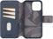 DECODED Detachable Wallet Case - iPhone 15 Pro Max - 2-in-1 Magnetisch Afneembaar Hoesje met Pasjeshouder - Hoogwaardig Europees Leer - Geschikt voor MagSafe - True Navy Blauw