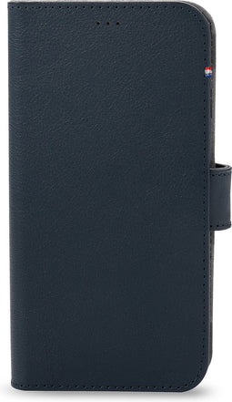 DECODED Detachable Wallet Case - iPhone SE / SE 3 / 8 - Afneembaar Hoesje met Pasjeshouder - Hoogwaardig Europees Leer - Donker Blauw