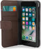 DECODED Detachable Wallet Case - iPhone SE / SE 3 / 8 - Afneembaar Hoesje met Pasjeshouder - Hoogwaardig Europees Leer - Bruin
