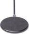 DECODED FastPad Wireless Charger – Qi draadloze lader – Metalen Disc + leren pad - 10W / 7,5W output – incl. USB-C Kabel - Zwart / Zwart