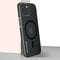 DECODED Grip Case Back Cover - iPhone 15 Plus - 100% Gerecycleerd Plastic - Doorzichtig Hoesje - Geschikt voor MagSafe - Transparant Black Zwart