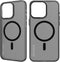 DECODED Grip Case Back Cover - iPhone 15 Plus - 100% Gerecycleerd Plastic - Doorzichtig Hoesje - Geschikt voor MagSafe - Transparant Black Zwart