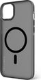 DECODED Grip Case Back Cover - iPhone 15 Plus - 100% Gerecycleerd Plastic - Doorzichtig Hoesje - Geschikt voor MagSafe - Transparant Black Zwart