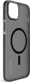 DECODED Grip Case Back Cover - iPhone 15 Plus - 100% Gerecycleerd Plastic - Doorzichtig Hoesje - Geschikt voor MagSafe - Transparant Black Zwart