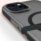 DECODED Grip Case Back Cover - iPhone 15 Plus - 100% Gerecycleerd Plastic - Doorzichtig Hoesje - Geschikt voor MagSafe - Transparant Black Zwart