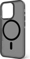 DECODED Grip Case Back Cover - iPhone 15 Pro - 100% Gerecycleerd Plastic - Doorzichtig Hoesje - Geschikt voor MagSafe - Transparant Black Zwart