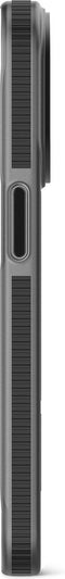 DECODED Grip Case Back Cover - iPhone 15 Pro - 100% Gerecycleerd Plastic - Doorzichtig Hoesje - Geschikt voor MagSafe - Transparant Black Zwart