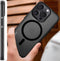 DECODED Grip Case Back Cover - iPhone 15 Pro - 100% Gerecycleerd Plastic - Doorzichtig Hoesje - Geschikt voor MagSafe - Transparant Black Zwart