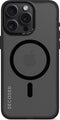 DECODED Grip Case Back Cover - iPhone 15 Pro Max- 100% Gerecycleerd Plastic - Doorzichtig Hoesje - Transparant Black Zwart Geschikt voor MagSafe -