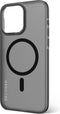 DECODED Grip Case Back Cover - iPhone 15 Pro Max- 100% Gerecycleerd Plastic - Doorzichtig Hoesje - Transparant Black Zwart Geschikt voor MagSafe -