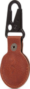 DECODED Leather Airtag hoesje - Leather Loop Dogclip - Cinnamon Brown
