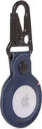 DECODED Leather Airtag hoesje - Leather Loop Dogclip - Navy