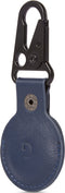 DECODED Leather Airtag hoesje - Leather Loop Dogclip - Navy