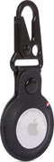 DECODED Leather Airtag hoesje - Leather Loop Dogclip - Zwart