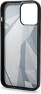 DECODED Leren Back Cover - iPhone 13 - Hoogwaardig Europees Leer - Hoesje met Metalen Knoppen - Magnetische Technologie van Apple - Zwart