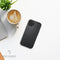 DECODED Leren Back Cover - iPhone 13 - Hoogwaardig Europees Leer - Hoesje met Metalen Knoppen - Magnetische Technologie van Apple - Zwart