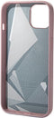 DECODED Leren Back Cover - iPhone 13 - Hoogwaardig Europees Leer - Hoesje met Metalen Knoppen - Magnetische Technologie van Apple - Roze