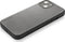 DECODED Leren Back Cover - iPhone 13 - Hoogwaardig Europees Leer - Hoesje met Metalen Knoppen - Magnetische Technologie van Apple - Zwart