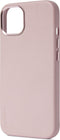 DECODED Leren Back Cover - iPhone 13 - Hoogwaardig Europees Leer - Hoesje met Metalen Knoppen - Magnetische Technologie van Apple - Roze