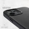 DECODED Leren Back Cover - iPhone 13 Pro - Hoogwaardig Europees Leer - Hoesje met Metalen Knoppen - Magnetische Technologie van Apple - Zwart