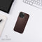 DECODED Leren Back Cover - iPhone 13 Pro - Hoogwaardig Europees Leer - Hoesje met Metalen Knoppen - Magnetische Technologie van Apple - Bruin