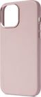 DECODED Leren Back Cover - iPhone 13 Pro Max - Hoogwaardig Europees Leer - Hoesje met Metalen Knoppen - Magnetische Technologie van Apple - Roze