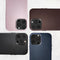 DECODED Leren Back Cover - iPhone 13 Pro Max - Hoogwaardig Europees Leer - Hoesje met Metalen Knoppen - Magnetische Technologie van Apple - Zwart