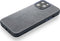 DECODED Leren Back Cover - iPhone 13 Pro Max - Hoogwaardig Europees Leer - Hoesje met Metalen Knoppen - Magnetische Technologie van Apple - Donker Blauw