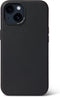 DECODED Leren Back Cover - iPhone 14 Plus - Hoogwaardig Europees Leer - Hoesje met Metalen Knoppen - Magnetische Technologie van Apple - Zwart