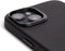 DECODED Leren Back Cover - iPhone 14 Plus - Hoogwaardig Europees Leer - Hoesje met Metalen Knoppen - Magnetische Technologie van Apple - Zwart