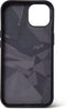 DECODED Leren Back Cover - iPhone 14 Plus - Hoogwaardig Europees Leer - Hoesje met Metalen Knoppen - Magnetische Technologie van Apple - Zwart