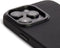 DECODED Leren Back Cover - iPhone 14 Pro Max - Hoogwaardig Europees Leer - Hoesje met Metalen Knoppen - Magnetische Technologie van Apple - Zwart