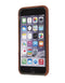 DECODED Leren Back Cover - iPhone SE / 6 / 6s / 7 / 8 - Hoesje met Pasjeshouder - Hoogwaardig Europees Leer - Bruin