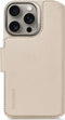 DECODED Leren Detachable Wallet Case Geschikt voor iPhone 16 Pro - 2-in-1 Magnetisch Afneembaar Hoesje met Pasjeshouder - Premium ECCO Leer - Geschikt voor MagSafe - Clay Beige