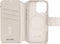 DECODED Leren Detachable Wallet Case Geschikt voor iPhone 16 Pro - 2-in-1 Magnetisch Afneembaar Hoesje met Pasjeshouder - Premium ECCO Leer - Geschikt voor MagSafe - Clay Beige