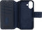 DECODED Leren Detachable Wallet Case voor iPhone 16 - 2-in-1 Magnetisch Afneembaar Hoesje met Pasjeshouder - Premium ECCO Leer - Geschikt voor MagSafe - Navy Blauw