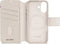 DECODED Leren Detachable Wallet Case voor iPhone 16 - 2-in-1 Magnetisch Afneembaar Hoesje met Pasjeshouder - Premium ECCO Leer - Geschikt voor MagSafe - Clay Beige
