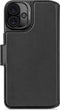 DECODED Leren Detachable Wallet Case voor iPhone 16 Plus - 2-in-1 Magnetisch Afneembaar Hoesje met Pasjeshouder - Premium ECCO Leer - Geschikt voor MagSafe - Zwart