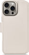 DECODED Leren Detachable Wallet Case voor iPhone 16 Pro Max - 2-in-1 Magnetisch Afneembaar Hoesje met Pasjeshouder - Premium ECCO Leer - Geschikt voor MagSafe - Clay Beige