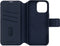 DECODED Leren Detachable Wallet Case voor iPhone 16 Pro Max - 2-in-1 Magnetisch Afneembaar Hoesje met Pasjeshouder - Premium ECCO Leer - Geschikt voor MagSafe - Navy Blauw