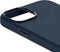DECODED Leren Hoesje voor iPhone 15 - Hoogwaardig Europees Leer - Geschikt voor MagSafe - True Navy Blauw
