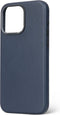 DECODED Leren Hoesje voor iPhone 15 Pro - Hoogwaardig Europees Leer - Geschikt voor MagSafe - True Navy Blauw